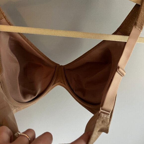Delimira Bra Tan / Brown 36E Underwire and Unlined - Picture 7 of 8